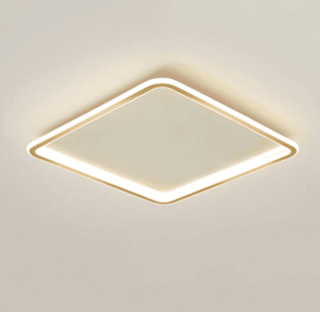 Como Escolher o Tamanho Ideal do Plafon para sua casa? 11 plafon luminaria sobrepor aro anel quadrado de aluminio e luz de led micaza preto luminaires YustDesign Chandeliers and wall lights on sale and cheap