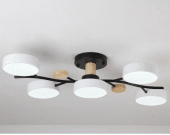 O que é um Plafon? Conheça os tipos de plafon para uma iluminação incrível. 52 plafon luminaria sobrepor moderno led micaza 5 branca A luminaires YustDesign Chandeliers and wall lights on sale and cheap