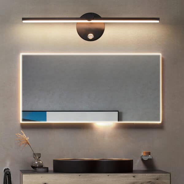 Arandela de led clean moderna régua alumínio