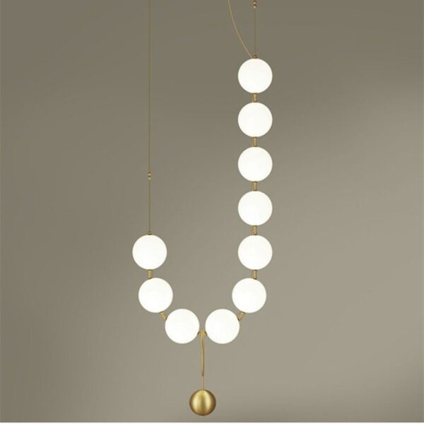 Lustre moderno bolas vidro - Image 2