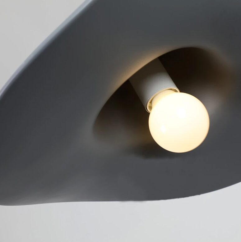 Luminaria pendente chapeu chinese cinza branco micaza 60cm 40cm diamentro canopla luminaires YustDesign Chandeliers and wall lights on sale and cheap