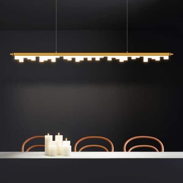 Lustre led retangular minimalista - Image 2