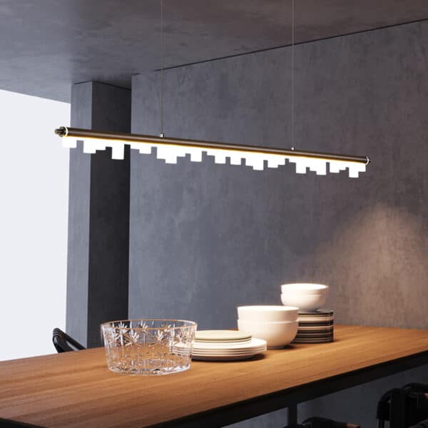 Lustre led retangular minimalista - Image 3