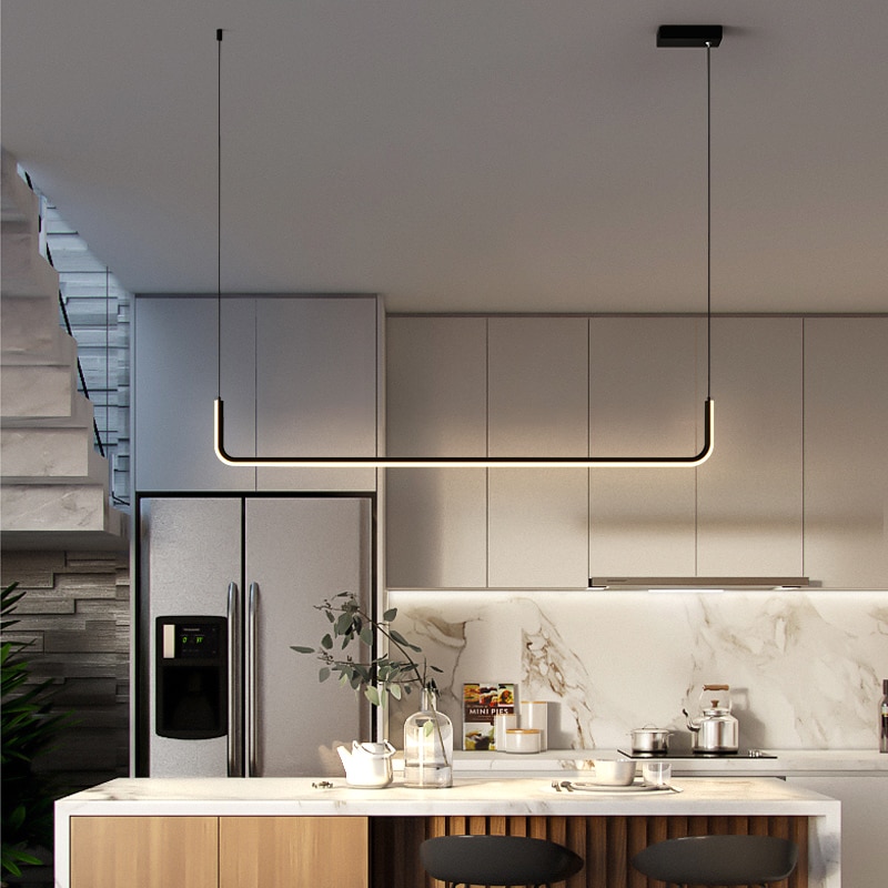 lustre e luminária: Qual a diferença entre lustre e luminária? 19 Lustres modernos de teto com controle remoto lumin ria para sala de jantar cozinha acess rios 5 luminaires YustDesign Chandeliers and wall lights on sale and cheap