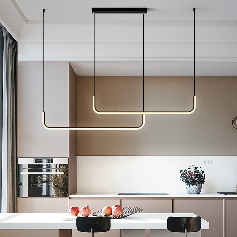 lustre e luminária: Qual a diferença entre lustre e luminária? 18 Lustres modernos de teto com controle remoto lumin ria para sala de jantar cozinha acess rios luminaires YustDesign Chandeliers and wall lights on sale and cheap