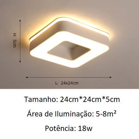 O que é um Plafon? Conheça os tipos de plafon para uma iluminação incrível. 19 luminaria sobrepor plafon clean moderno minimalista contemporaneo quadrado branco micaza luminaires YustDesign Chandeliers and wall lights on sale and cheap