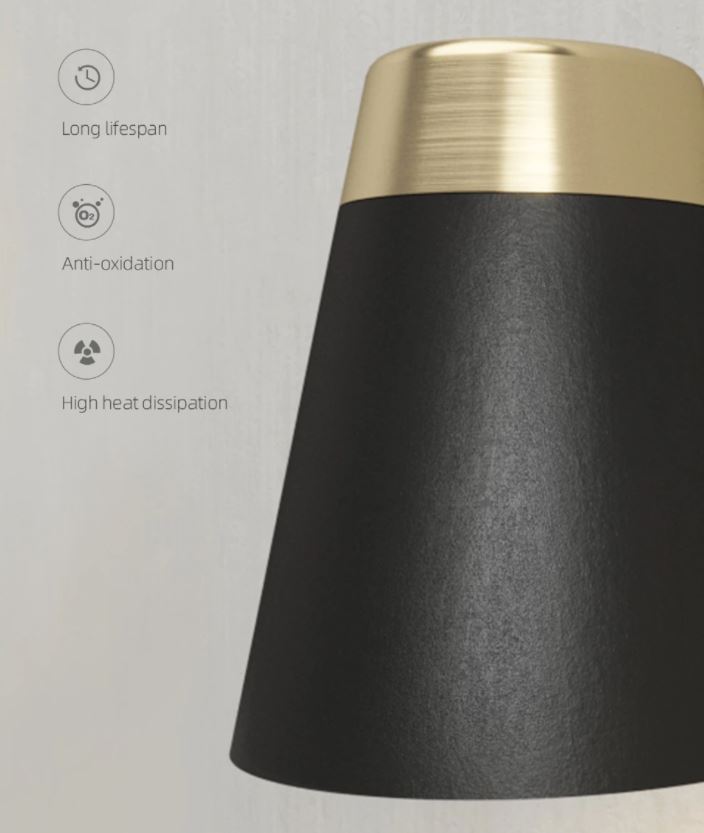 arandela luminaria parede preto fosco douraod bola de vidro micaza 4 luminaires YustDesign Chandeliers and wall lights on sale and cheap