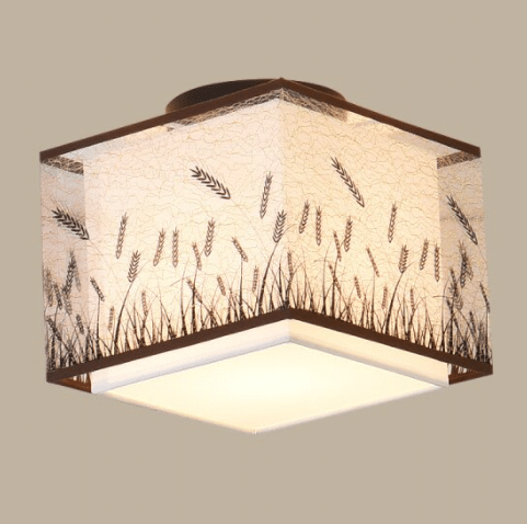 O que é um Plafon? Conheça os tipos de plafon para uma iluminação incrível. 18 luminaria plafon quadrado tecido floral micaza A luminaires YustDesign Chandeliers and wall lights on sale and cheap