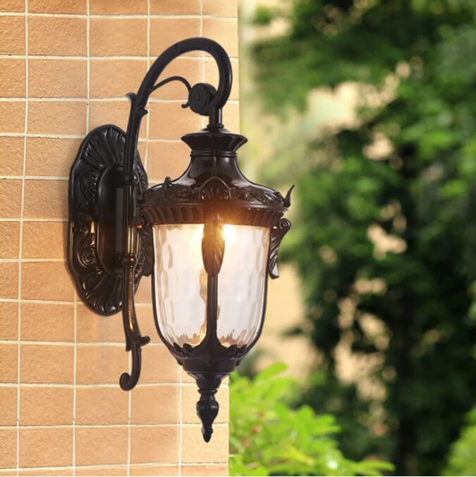 Arandela externa para Jardim 15 arandela colonial industrial vintage antiga de aluminio e vidro micaza 4 luminaires YustDesign Chandeliers and wall lights on sale and cheap