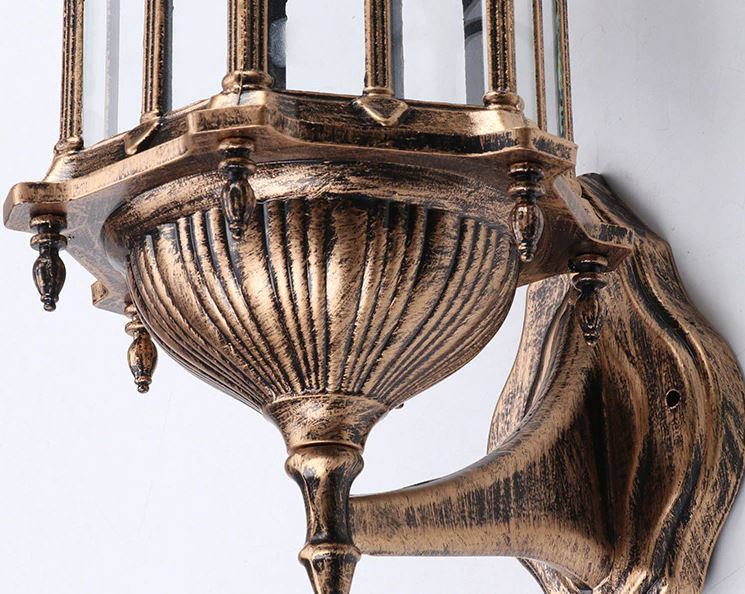 arandelas colonial industrial vintage cobre e preto para jardins varandas e fachadas micaza 8 luminaires YustDesign Chandeliers and wall lights on sale and cheap