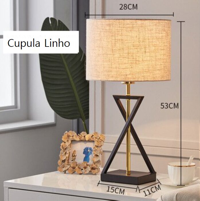 abajur moderno mesa minimalista cupula redondo linho micaza luminaires YustDesign Chandeliers and wall lights on sale and cheap