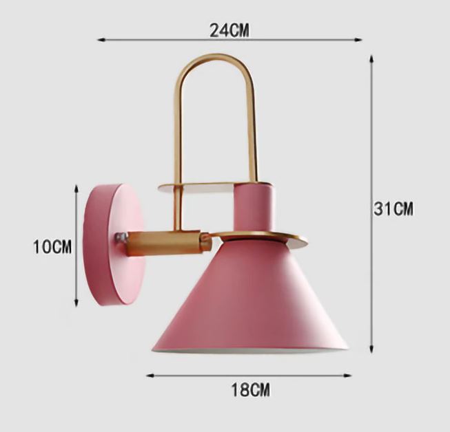 arandela luminaria parede vintage industrial retro aluminio fosco colorido micaza luminaires YustDesign Chandeliers and wall lights on sale and cheap