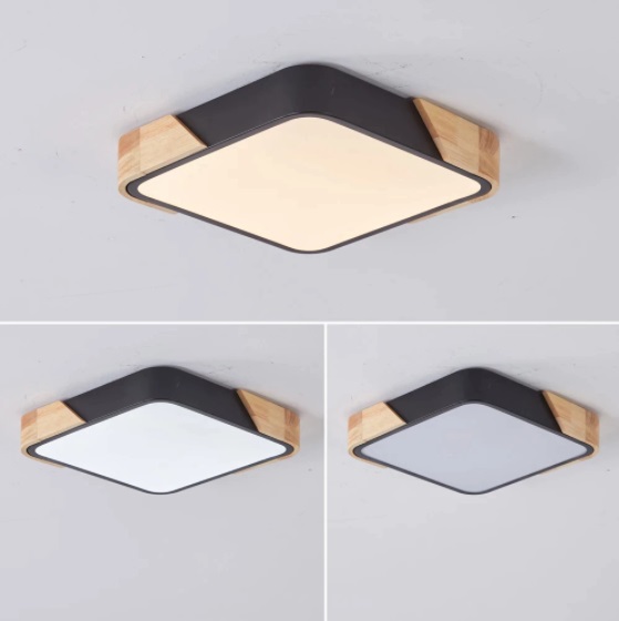 O que é um Plafon? Conheça os tipos de plafon para uma iluminação incrível. 21 plafon quadrado moderno de led micaza cinza luminaires YustDesign Chandeliers and wall lights on sale and cheap