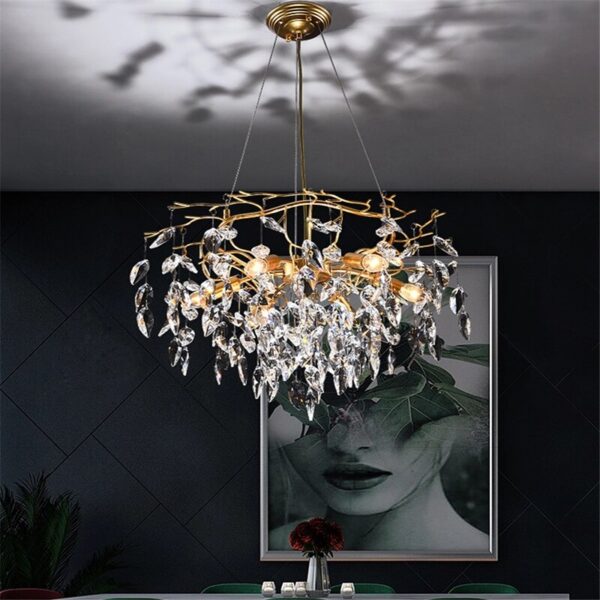 Lustre cristal galho árvore - Image 3