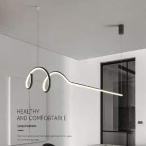 Lustre barra linear minimalista miresa