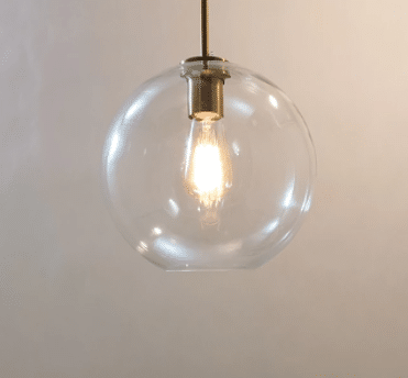 O que é uma luminaria pendente? 11 luminaria pendente bola de vidro transparente micaza luminaires YustDesign Chandeliers and wall lights on sale and cheap