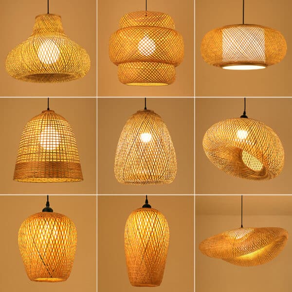 Lustre bambu rattan chapéu - Image 2