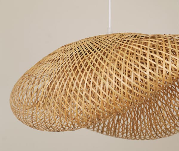 Lustre design japonês bambu - Image 3