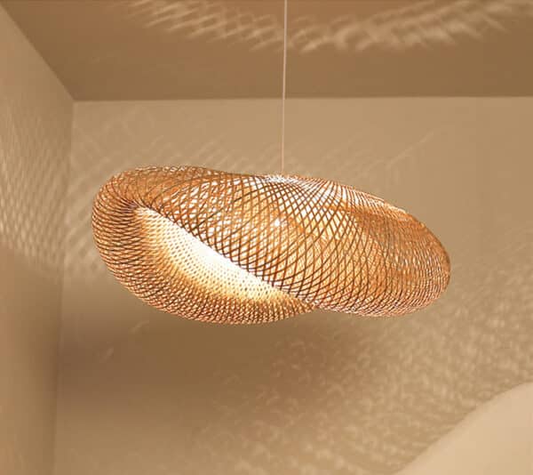 Lustre design japonês bambu miresa