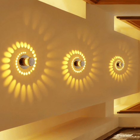 Descubra tudo sobre arandelas LED e como usá-las em sua decoração 9 1 luminaria parede arandela com efeito de luz de led micaza luminaires YustDesign Chandeliers and wall lights on sale and cheap