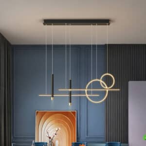 Lustre tubular spot argola miresa