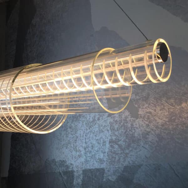 Lustre led retangular vidro - Image 4