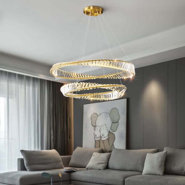 Lustre argola cristal k9 - Image 2