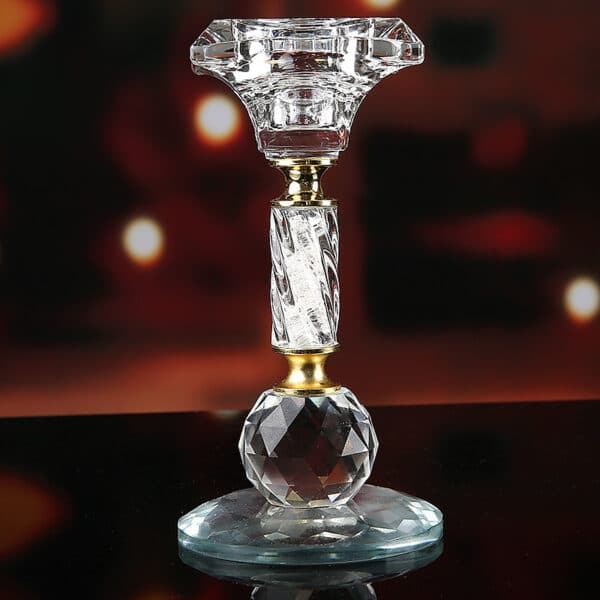 Castiçal de cristal asfuor velas