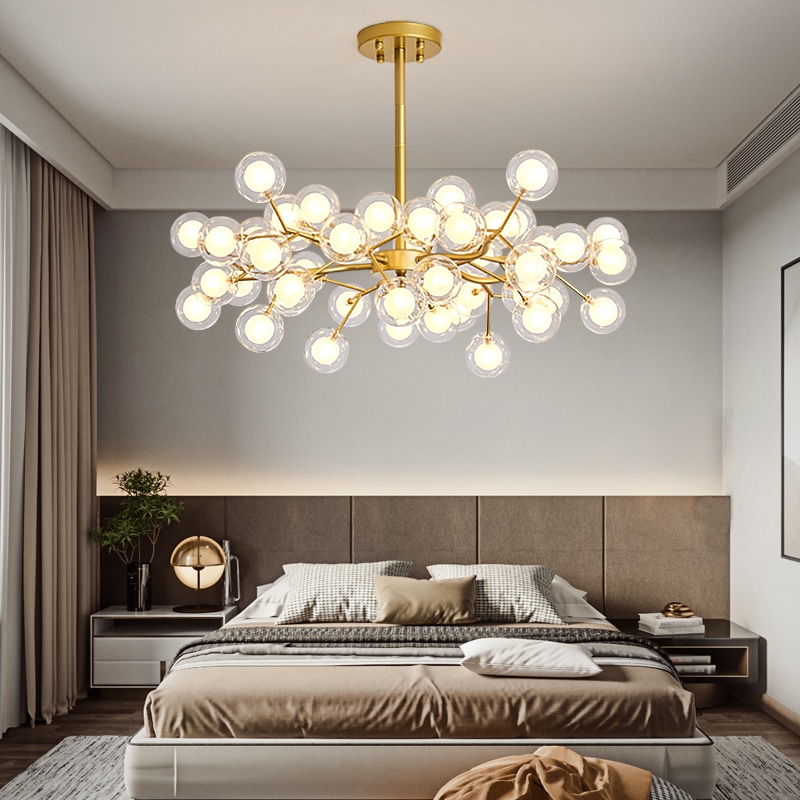 lustre e luminária: Qual a diferença entre lustre e luminária? 11 P s moderna rvore firefly ramo luz do candelabro moda para lustres de cozinha sala estar 3 luminaires YustDesign Chandeliers and wall lights on sale and cheap