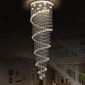 Miresa Lustre espiral cristal gota