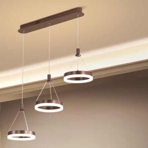 Lustre led moderno anel miresa