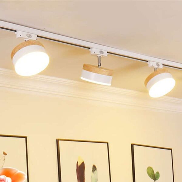 Spot redondo led 12w para trilho 1Un