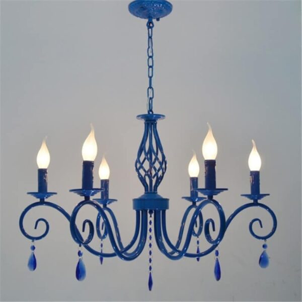 Lustre azul provençal europeu