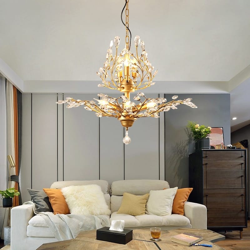 lustre e luminária: Qual a diferença entre lustre e luminária? 2 K9 claro lustres de cristal do vintage pingente luz embutida lumin ria 3 7 8 9 luminaires YustDesign Chandeliers and wall lights on sale and cheap