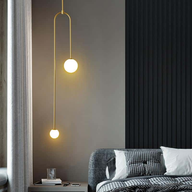 Como escolher o pendente ideal para a sala de jantar? Conheça diferentes modelos e estilos para compor sua mesa. 48 Miresa Pendente moderno com duas bolas