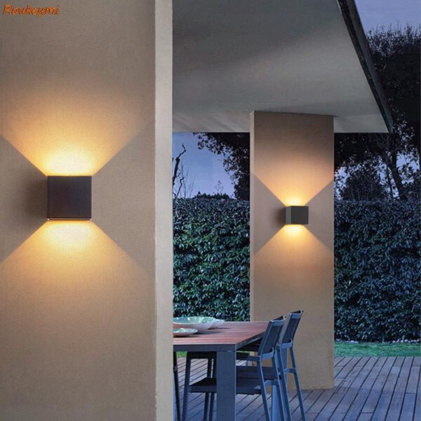 Arandela moderna led para jardins - Image 4