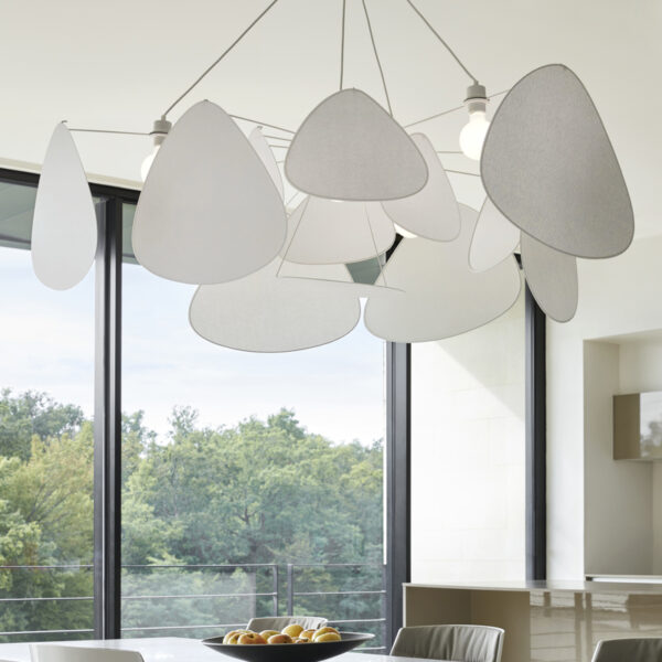 Lustre folha grade rural rattan - Image 3