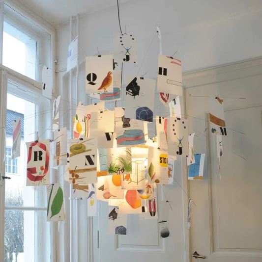 Lustre Replica Ingo Maurer Zettel