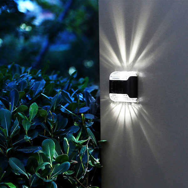 Arandela solar led jardim