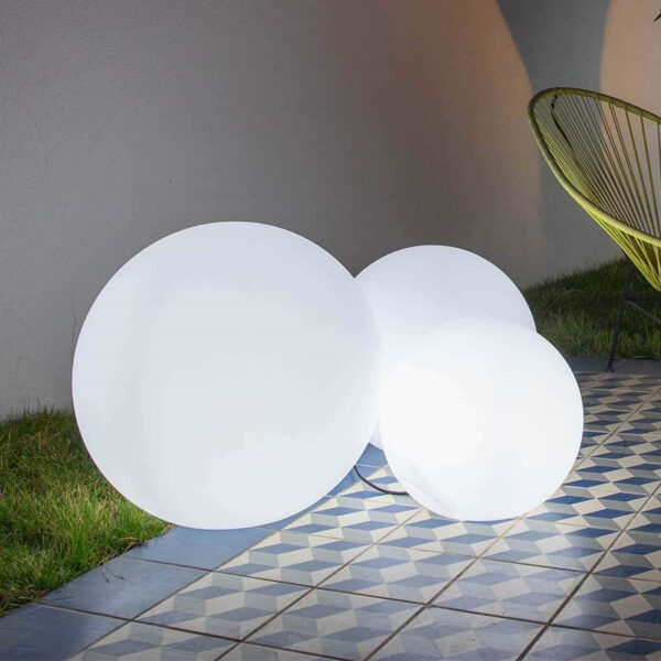 Luminária bola para jardim led recarregável - Image 2