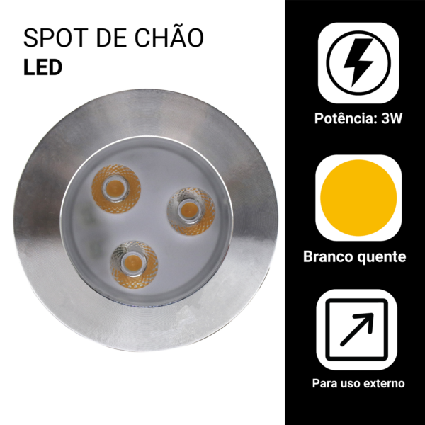 Conjunto com Kit 5 Balizador Spot Led - Image 3