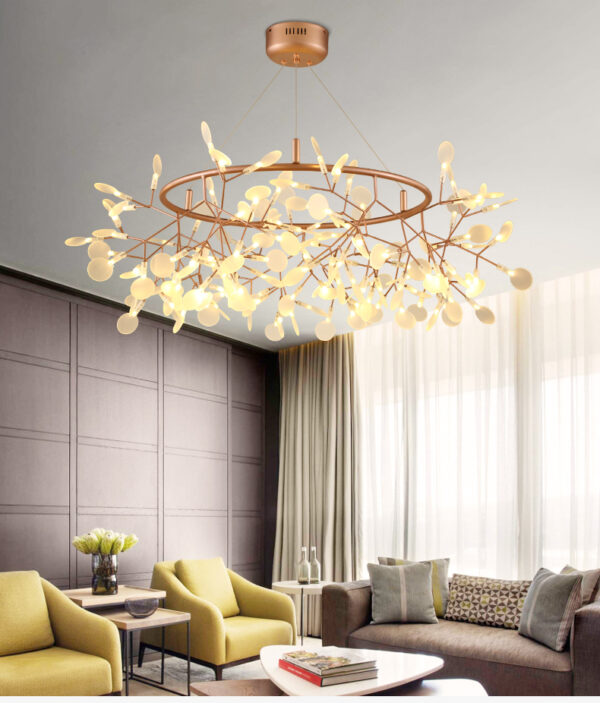 Lustre galho de arvore com spot de led - Image 4