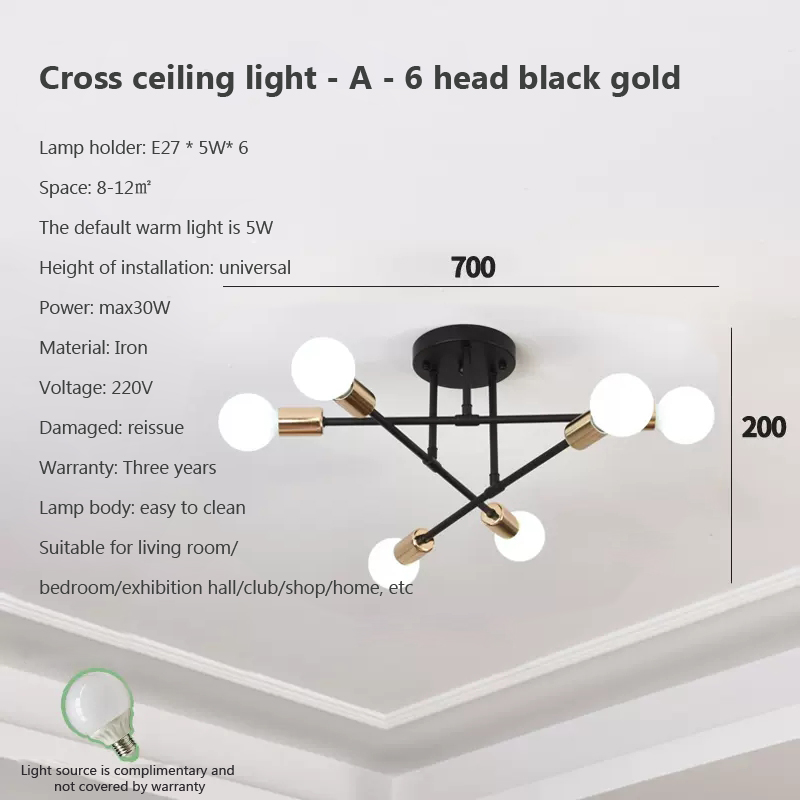 Luminária Sobrepor Contemporâneo Minimalista Led 6 options 2 A6 Black Gol luminaires YustDesign Chandeliers and wall lights on sale and cheap