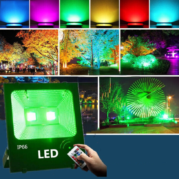 Projetor Led RGB holofotes à prova d'água