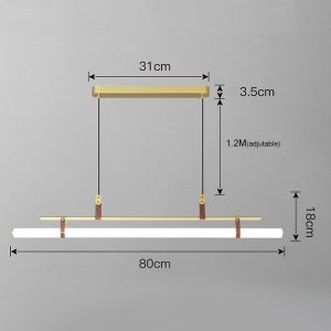 80cm-dourado
