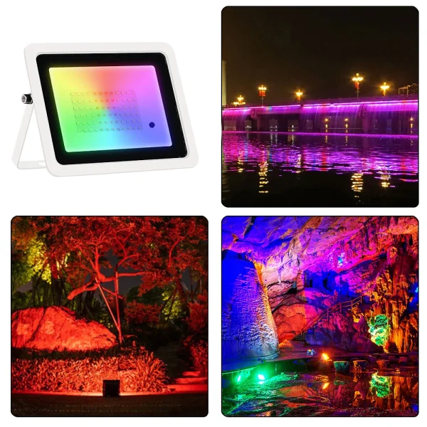 Refletor Impermeável RGB LED Iluminação do jardim IP68