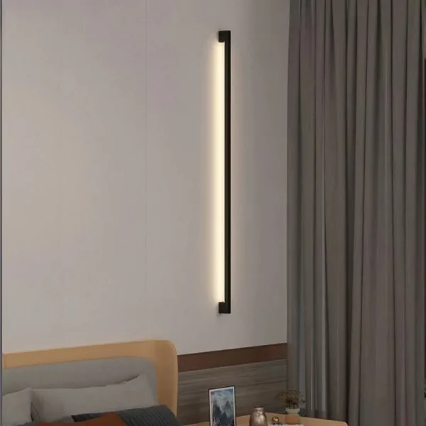 Arandela Slim Barra Linear Com Luz Led