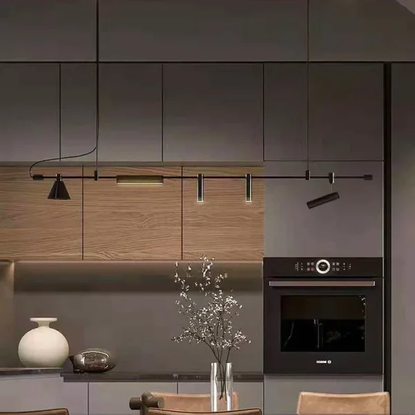 Lustre Minimalista Com Spot Para Mesa Comprida - Image 2