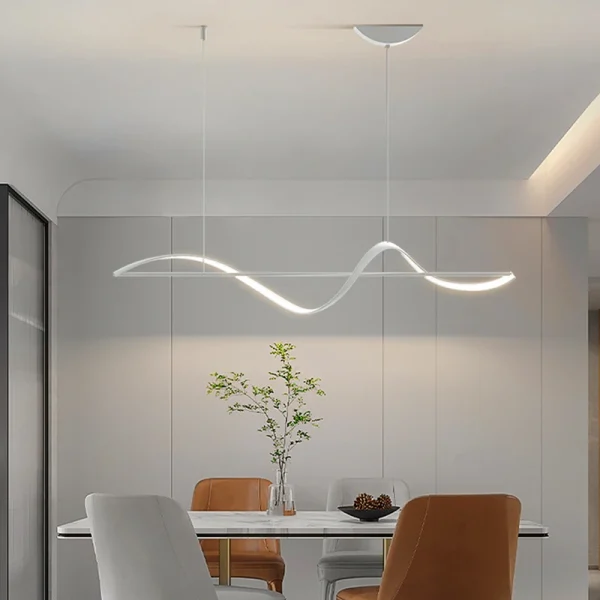 Lustre Retangular Minimalista Espiral - Image 2