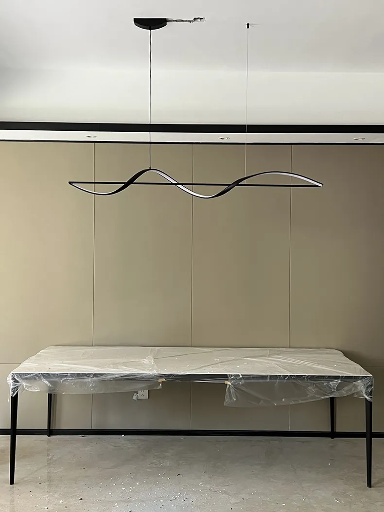 Lustre Retangular Minimalista Espiral 17 S5507b56c9293444294d64b2512a4b20cl luminaires YustDesign Chandeliers and wall lights on sale and cheap
